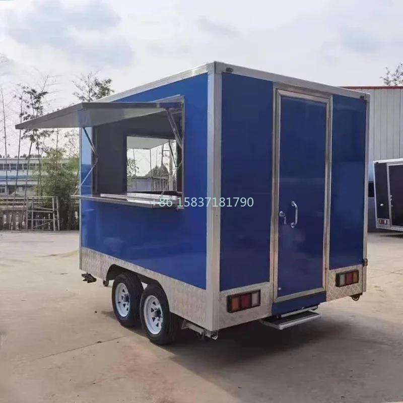 Camion de restauration intelligent entièrement équipé, chariot de restauration mobile pour hot-dogs, hamburgers, glaces, café, tacos, pour les États-Unis