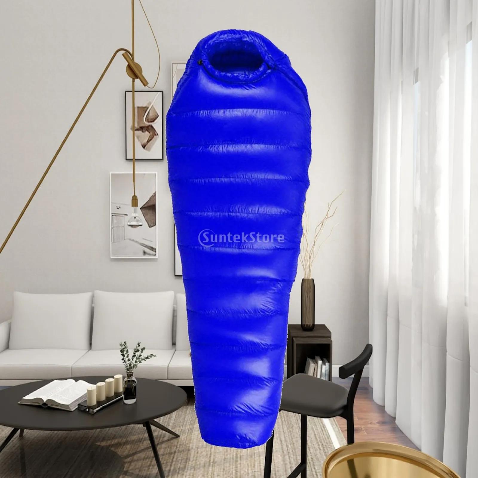 Sac de couchage en duvet ultraléger imperméable 0 degré, tapis de couchage compact, sac de couchage individuel pour adulte, hiver, randonnée, voyage
