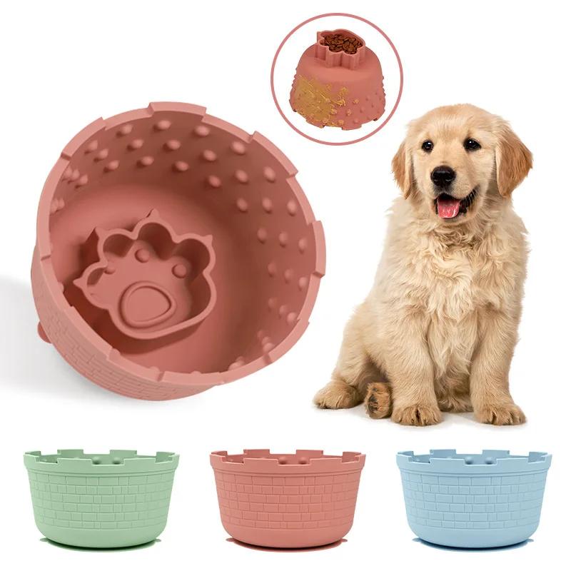 Bol pour chien Anti-étouffement bol de nourriture lente, bassin d'alimentation pour chien petit, moyen et grand, bassin de nourriture pour chat, nourriture pour chien Anti-déversement fournitures pour