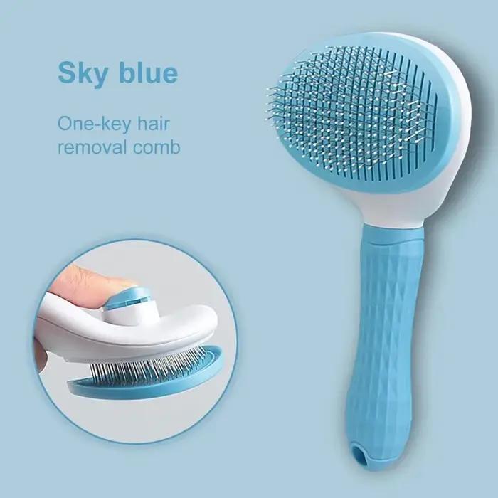 Brosse de toilettage pour animaux à poils longs (chiens et chats), peigne multifonctionnel pour le b