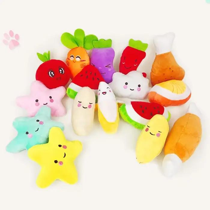 Jouets à mâcher en peluche pour animaux de compagnie, pour petits chiens et chats, couineur, chiot,