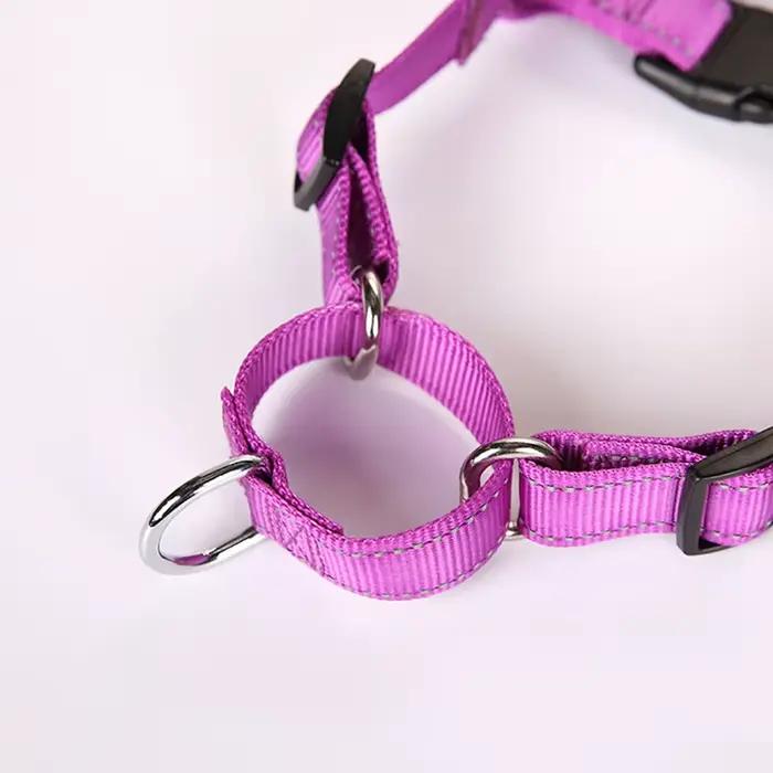Harnais pour chien sans traction pour chiens de taille moyenne et grande, réfléchissant, sans starte