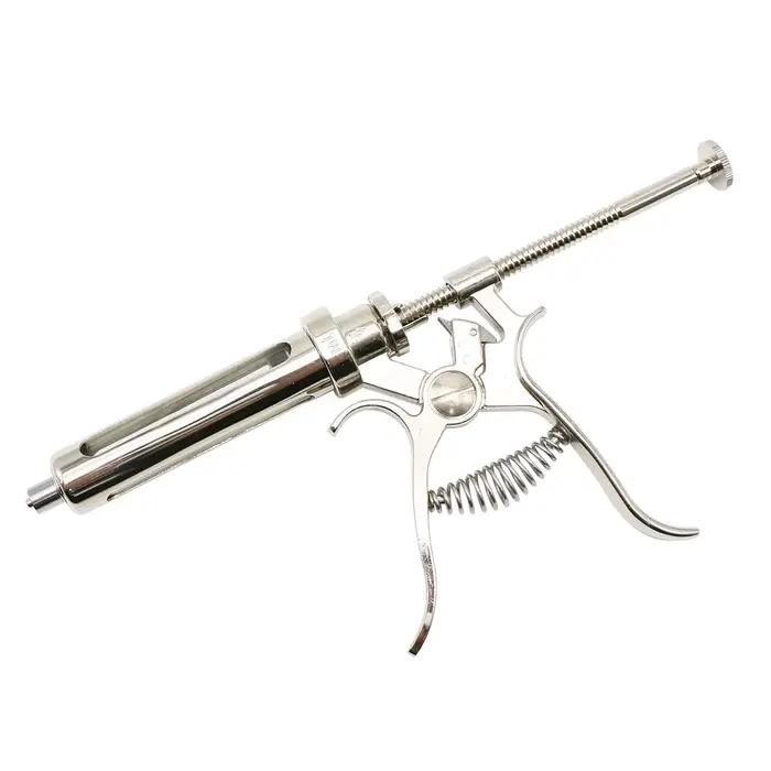 Revolver de seringue d'injection continue d'animal vétérinaire 10/20/50ml pistolet de vaccination au
