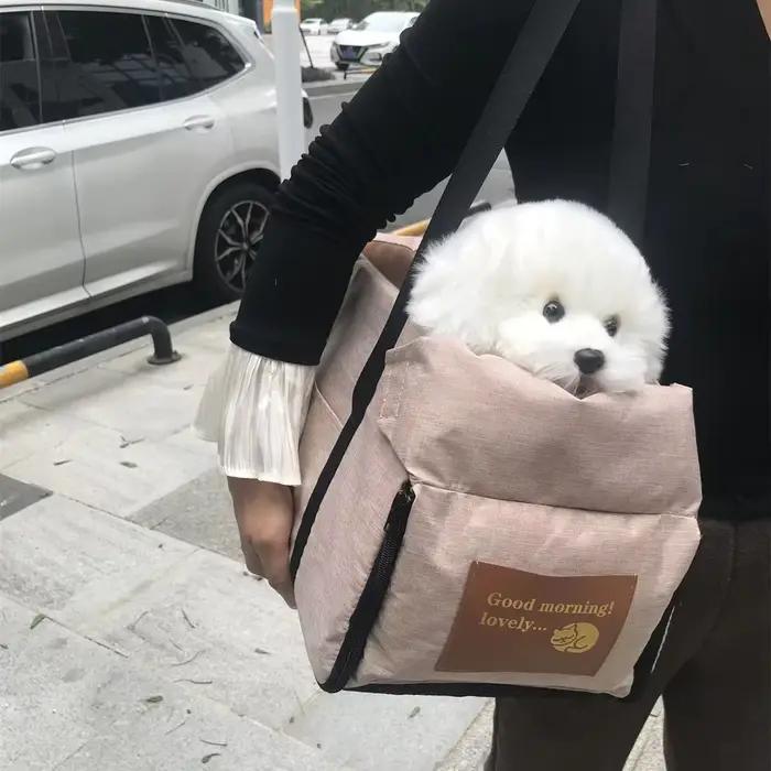 Siège de voiture Portable pour animaux de compagnie, sécurité centrale de voyage, lit de transport p