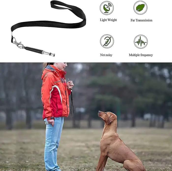 Sifflet ultrasonique pour chiens, pour arrêter d'aboyer, entraînement, accessoires pour animaux de c