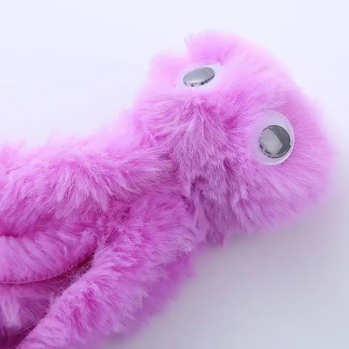 Jouet en peluche poulpe mignon pour chat, dents résistantes aux morsures, jeu interactif, fourniture