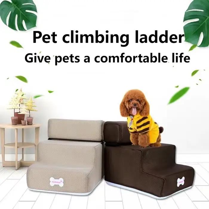 Maison pour Hot Dog, escaliers pour animaux de compagnie, 3 marches, pour petit chien, chat, rampe p