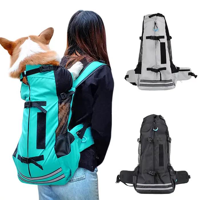 Sac à dos de voyage étanche pour chien, sangles épaisses et élargies, sacs de transport pour animaux