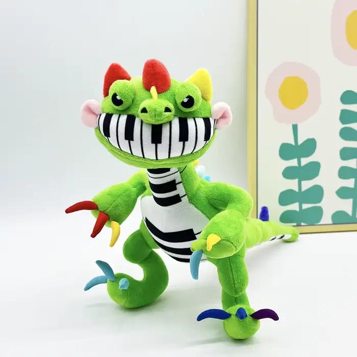 Jouet en peluche en forme de dinosaure pour animaux de compagnie, nouveau Style, Piano Saurus, jouet