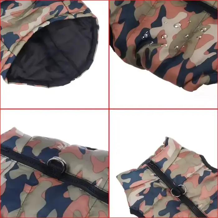 Veste coupe-vent chaude pour animaux de compagnie, manteau imperméable pour petits et moyens chiens,