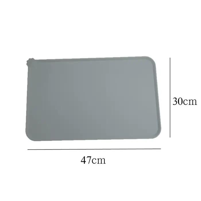 Tapis d'hiver imperméable pour animaux de compagnie, pour chien et chat, couleur unie, en Silicone,