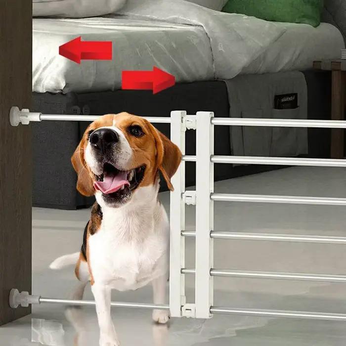 Porte intérieure pour chien, clôture autoportante rétractable, sans clous, porte réutilisable pour p