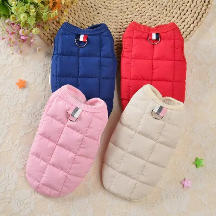 Veste d'hiver en coton pour animaux de compagnie, vêtements chauds pour chiens, manteau pour chiots,