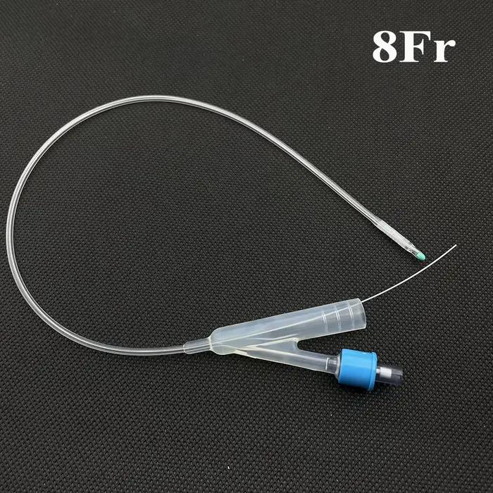 Cathéter urinaire professionnel en Silicone pour chien, Foley, Double Lumen, avec fil de guidage, St