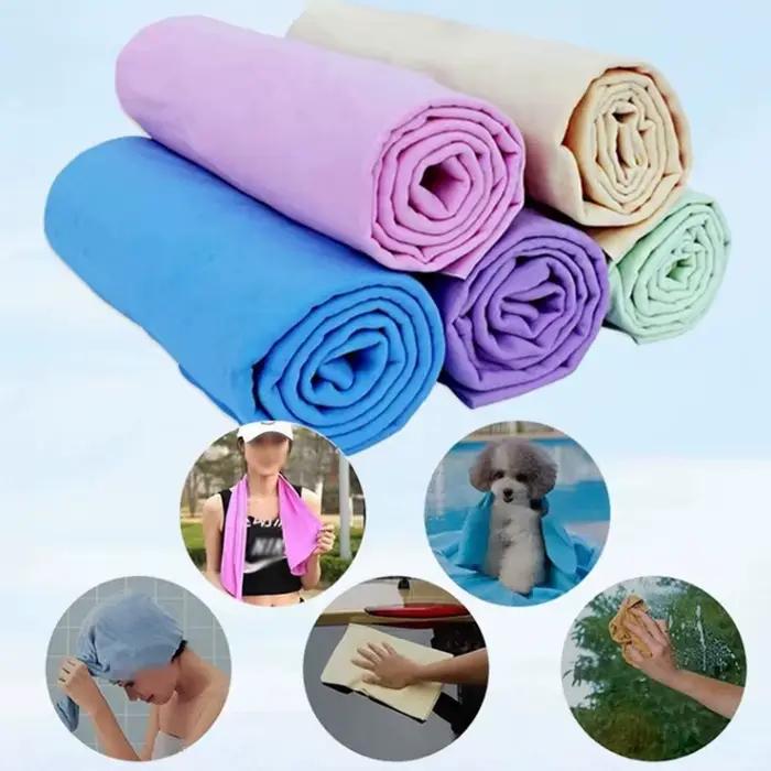 Serviette absorbante pour animaux de compagnie, séchage rapide, haute Absorption d'eau, serviettes d