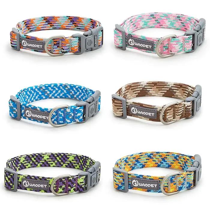 Collier réglable en nylon moulé pour animaux de compagnie, anneau de tour de cou pour chien, chiot,