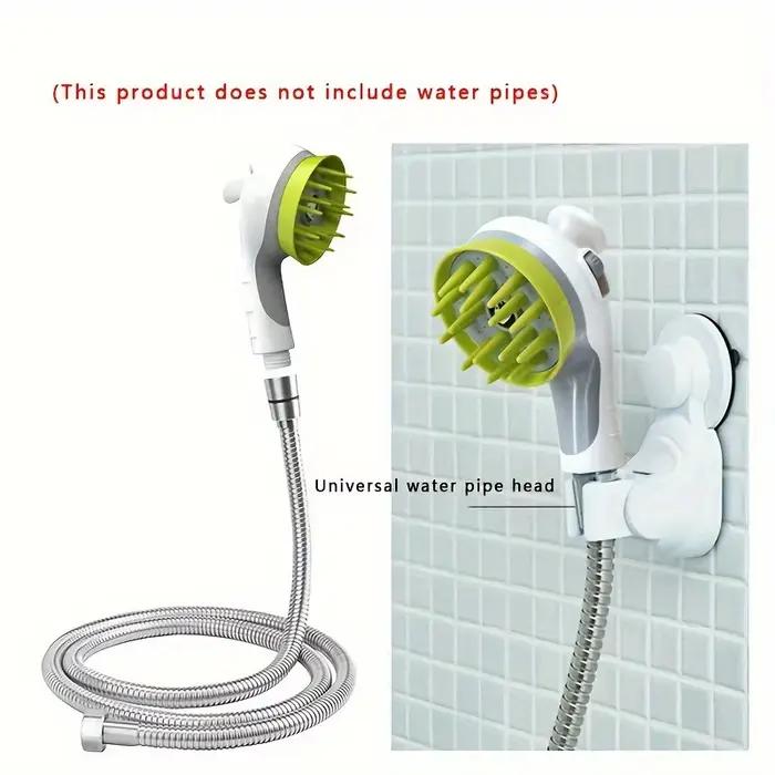 Spray de bain pour animaux de compagnie, pomme de douche, brosse de Massage, gant pour chiens, fourn