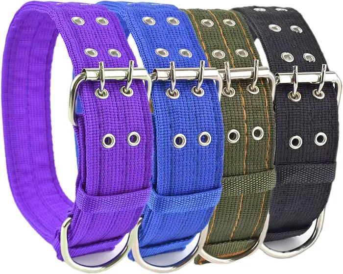 Colliers militaires épais et larges pour chiens de grande taille, collier tactique réglable en Nylon