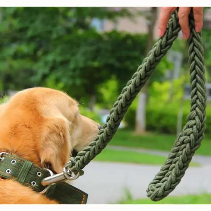 Harnais en Nylon pour chiens de taille moyenne et grande, laisse pour l'entraînement des animaux de