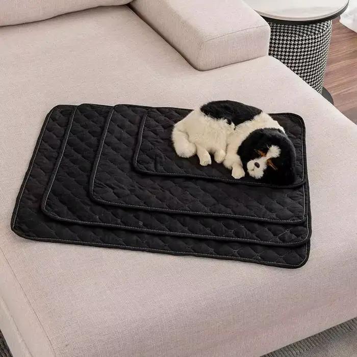 Polymères de lit réutilisables pour animaux de compagnie, housse de couche pour chien, housse de can