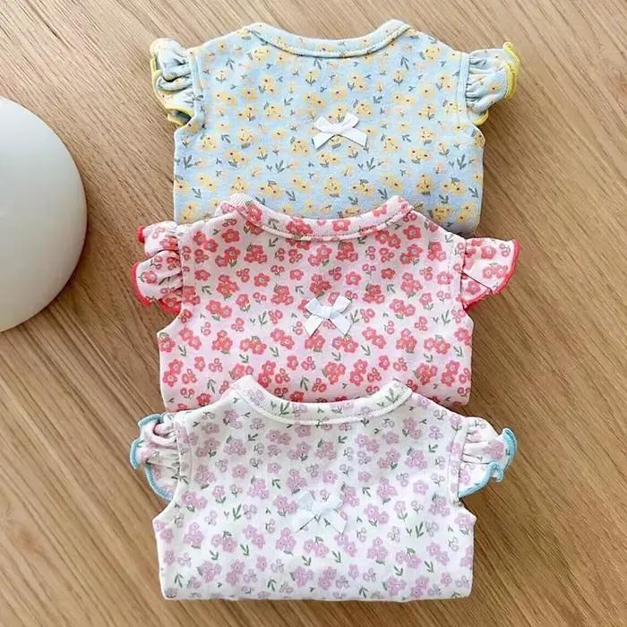 Mode chiot chien vêtements été fleurs fines chiens vêtements pour petits chiens chiens vêtements chi