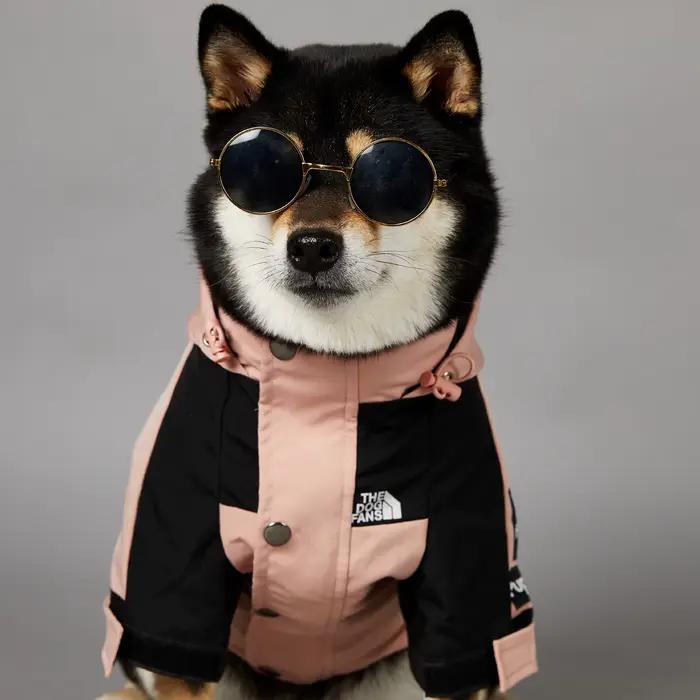 Vêtements pour chiens imperméable pour petits et grands chiens manteau coupe-vent bouledogue françai