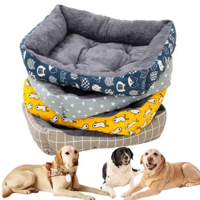 Nid d'hiver pour animaux de compagnie, lits épais pour chats, tapis pour animaux de compagnie, lit p