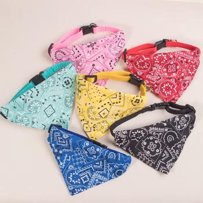 Écharpe réglable pour chiot et chat, Bandana, écharpe de cou pour petits chiens, chaton, serviette d