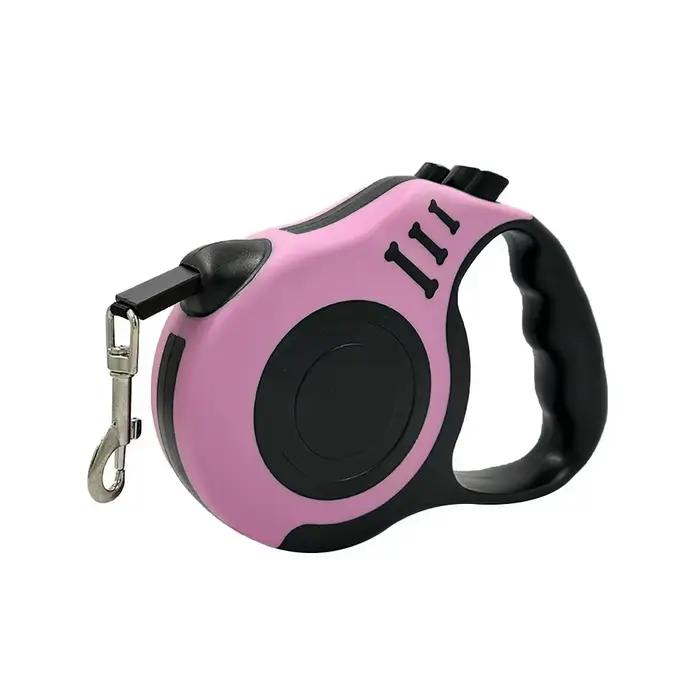 Laisse rétractable automatique pour chien 3m/5m en nylon, laisse durable pour petits chiens, corde d