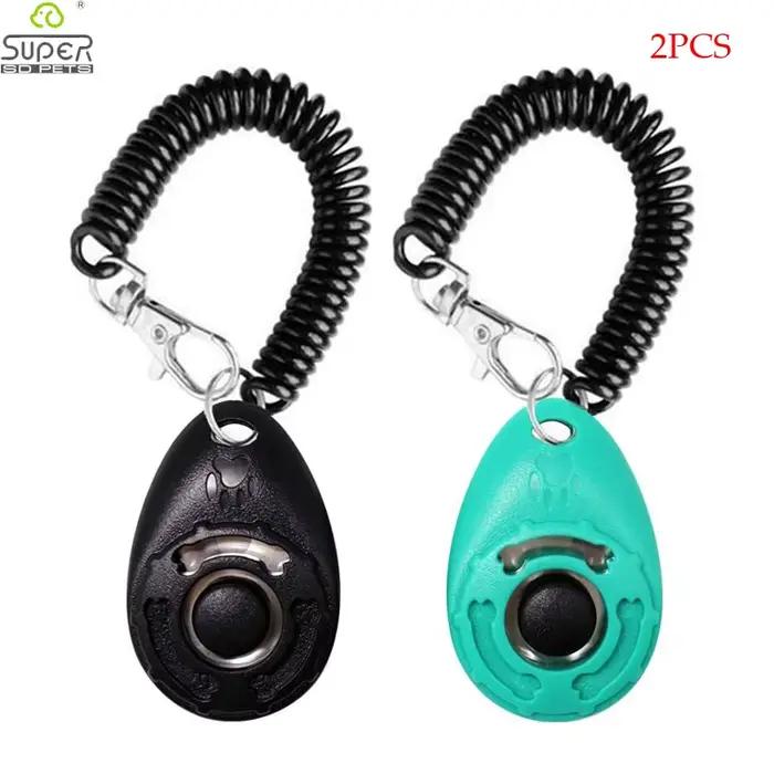 Clicker d'entraînement pour chiens, avec dragonne réglable, Durable, léger, facile à utiliser, pour