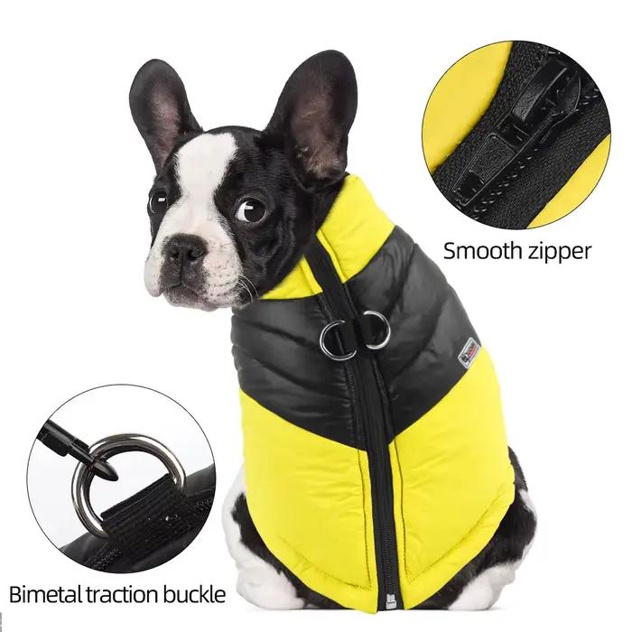 Vêtements d'hiver imperméables pour chiens, veste chaude en coton pour animaux de compagnie, gilet p