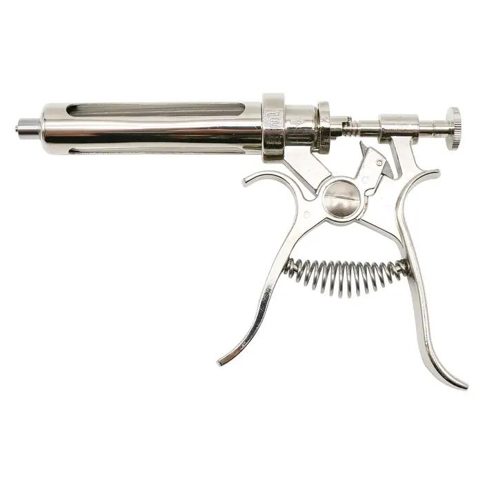 Revolver de seringue d'injection continue d'animal vétérinaire 10/20/50ml pistolet de vaccination au