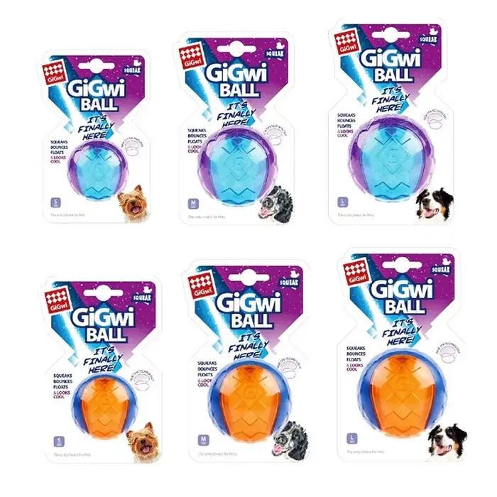 Jouets à mâcher grinçants pour animaux de compagnie, son pur, caoutchouc naturel non coupé, jeu en p