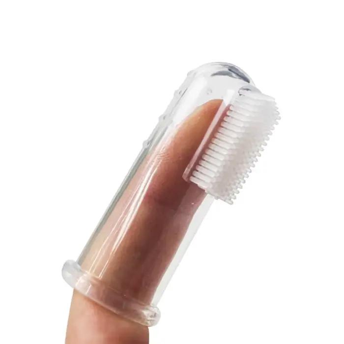 Brosse à dents Super douce pour animaux de compagnie, brosse pour chien en peluche, mauvaise haleine
