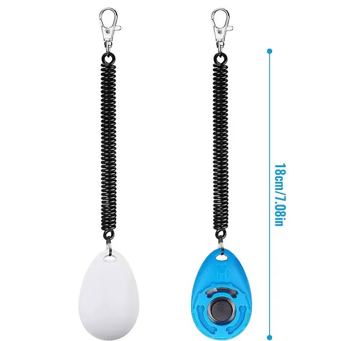 Clicker d'entraînement pour chiens, avec dragonne réglable, Durable, léger, facile à utiliser, pour