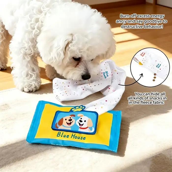 Nouveaux jouets pour animaux de compagnie, entraînement olfactif, lingettes humides, mouchoirs, diss