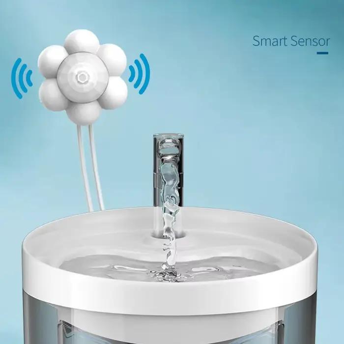 Distributeur automatique d'eau pour animaux de compagnie, capteur de mouvement, filtre, fontaine uni