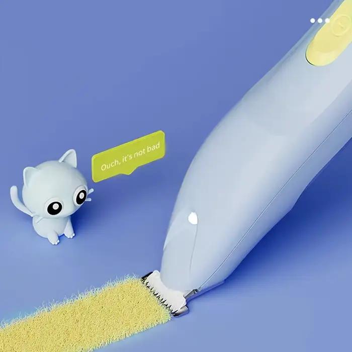 Tondeuse électrique pour animaux de compagnie avec lumières LED, tondeuse à poils de pied, rasoir as