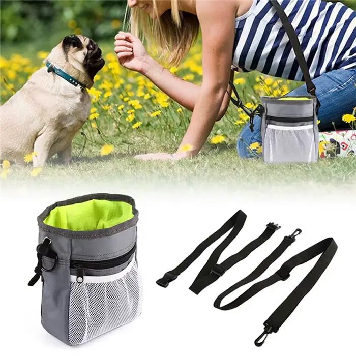 Sac de collation pour chien de compagnie, sac de friandises d'obéissance des aliments, pochette d'ex