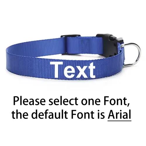 Collier de chien personnalisé pour animaux de compagnie, collier d'identification personnalisé, nom