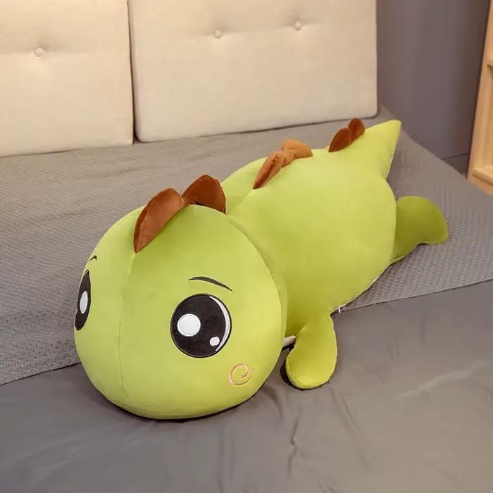 Jouet en peluche dinosaure géant à grands yeux, peluche douce, Animal de dessin animé, poupée dinosa