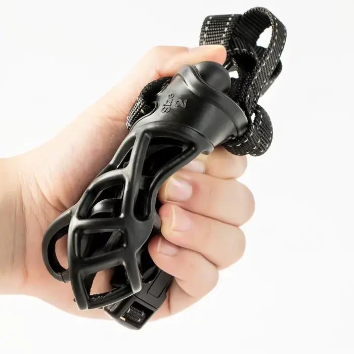 Muselière réglable pour chien, couvre-bouche Anti-morsure avec bande réfléchissante, peut boire de l