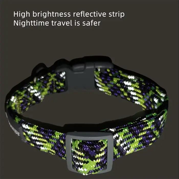 Collier réglable en nylon moulé pour animaux de compagnie, anneau de tour de cou pour chien, chiot,