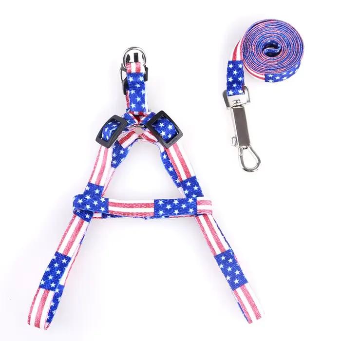 Laisse pour petit chien bon marché, laisse pour chiots, ensemble de laisse et harnais pour animaux d