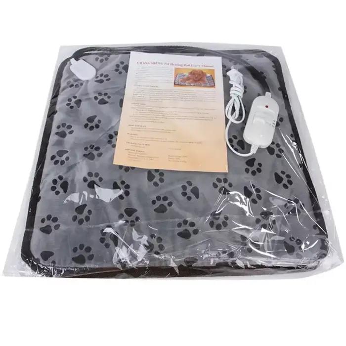 Tapis chauffant pour animaux de compagnie, coussin chauffant à température réglable pour chien, cous