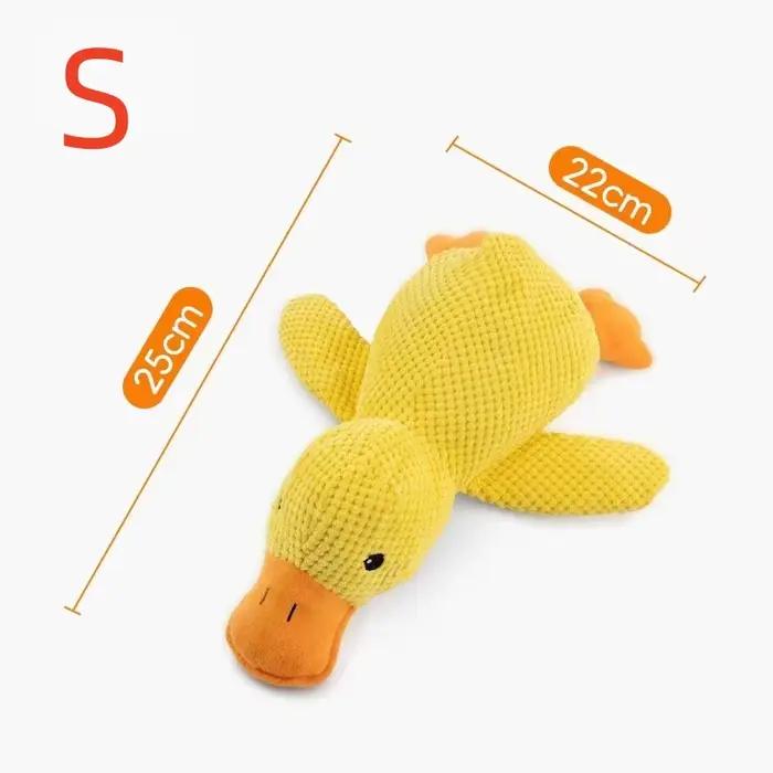 Jouet pour chien en peluche résistant aux morsures, durable, avec son de couinement, soulagement pou