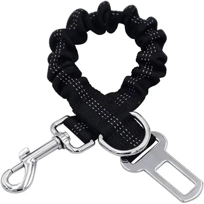 Laisse de sécurité pour chien, coussin rétractable réglable, élastique, pour animaux de compagnie, c