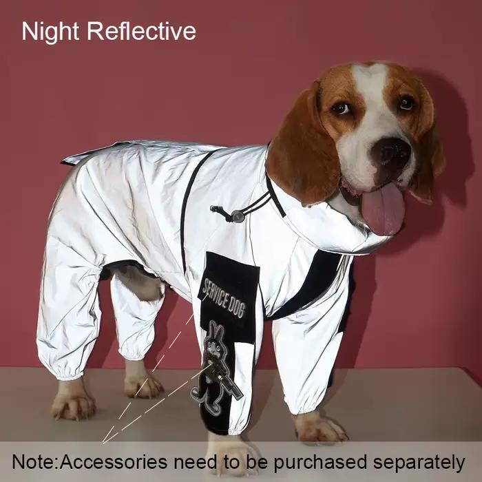 Manteau imperméable pour grand chien, protection solaire, veste réfléchissante, imperméable pour ani