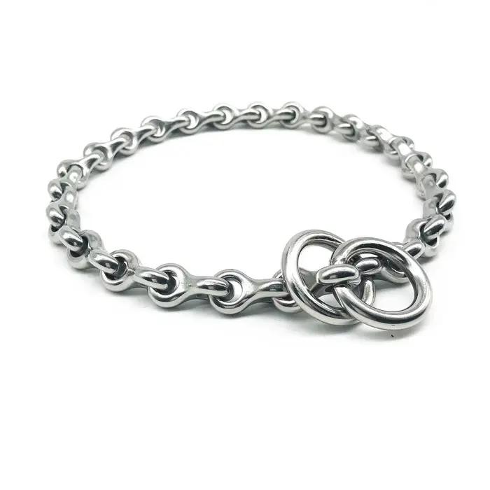 HQ-Collier de bain en acier inoxydable solide, 304 Keel P JODog, laisse pour petits animaux de compa
