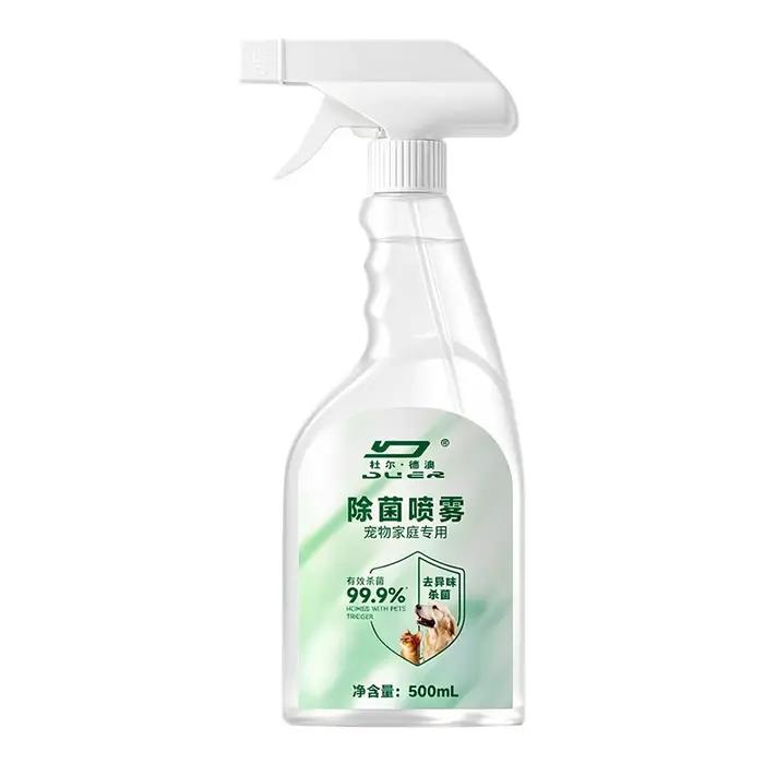 Spray stérilisant pour animaux de compagnie, désodorisant pour chenil et chatier, désinfectant pour